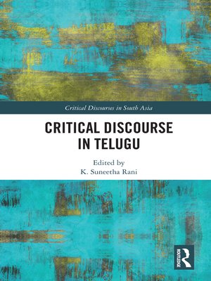 cover image of Critical Discourse in Telugu